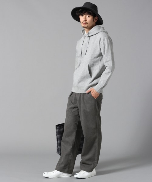 BLISS POINT（ブリスポイント）の「ワイドタックパンツ（パンツ・メンズ・ブラック/グレー・M/L）」の4枚目の写真