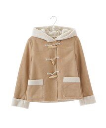 earth music&ecology | ＜WEB限定大きな・小さなサイズ＞フェイクムートンダッフルコート(ジャケット/アウター)