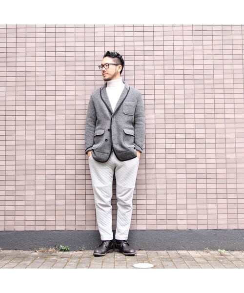 LAMOND.(ラモンド)の「LAMOND(ラモンド)ニットチェスターコート(チェスターコート・メンズ・その他)」の6枚目の写真