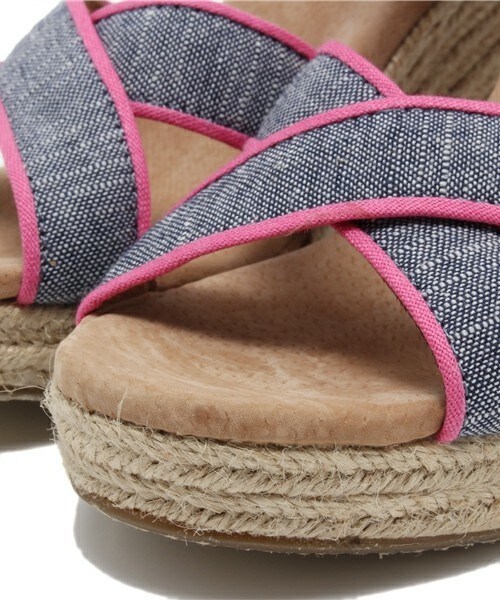 TOMS（トムス）の「ウィメンズ トムス ストラップ ウェッジサンダル TOMS W STRAPPY WEDGES（サンダル・レディース・ブラック/ベージュ/オレンジ/ブルー/ライトブルー・23cm/24.5cm/22.5cm/23.5cm/22cm/24cm）」の9枚目の写真