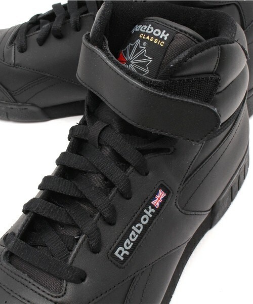 Reebok（リーボック）の「メンズ リーボック クラシック エクササイズ フィットネス ブラック Reebok EX O FIT HI 3478（スニーカー・メンズ・ブラック・26.5cm/27cm/27.5cm/28cm/28.5cm/29cm）」の4枚目の写真