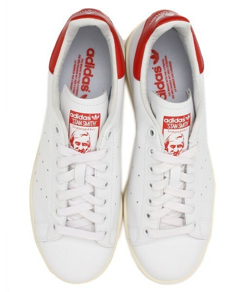 adidas（アディダス）の「ユニセックス アディダス スタンスミス グリーン レッド adidas STAN SMITH B24364 B25363（スニーカー・メンズ・グリーン/レッド・23cm/23.5cm/24cm/24.5cm/26cm/26.5cm/27cm/27.5cm/28cm/28.5cm/29cm）」の2枚目の写真