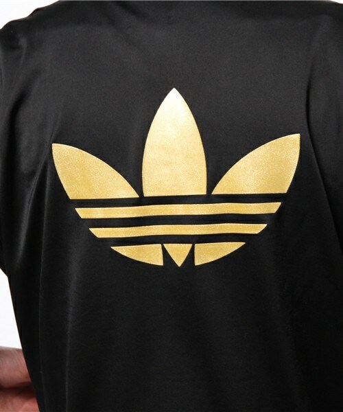 adidas(アディダス)の「メンズ アディダス 黒金 ジャージ adidas FOIL TRACK TOP(ジャージ・メンズ・ブラック・SMALL/MEDIUM/LARGE/X-LARGE)」の7枚目の写真