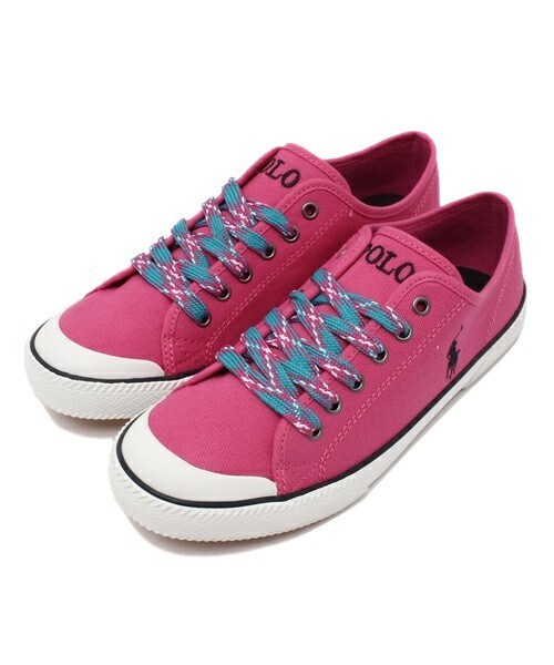styles(スタイルス)の「ジュニア ウィメンズ ポロ ラルフローレン チャズ POLO CHAZ(スニーカー・レディース・ホワイト/ネイビー/ピンク・23cm/23.5cm/24cm/24.5cm/25cm)」の1枚目の写真