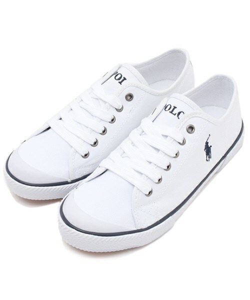 styles(スタイルス)の「ジュニア ウィメンズ ポロ ラルフローレン チャズ POLO CHAZ(スニーカー・レディース・ホワイト/ネイビー/ピンク・23cm/23.5cm/24cm/24.5cm/25cm)」の2枚目の写真