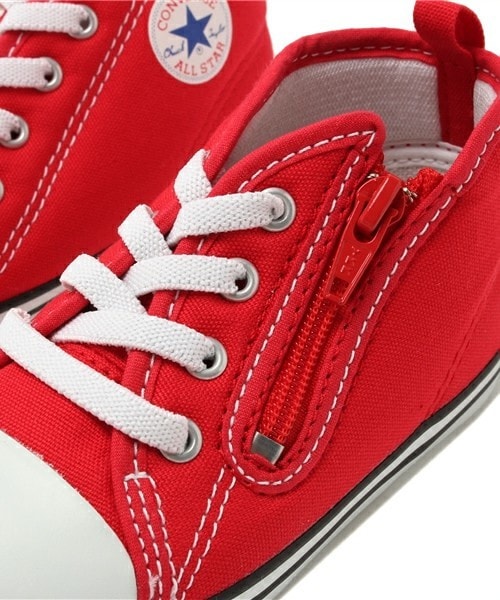 CONVERSE（コンバース）の「ベビー キッズ コンバース オールスター CONVERSE BABY ALL STAR RZ（スニーカー・キッズ・オフホワイト/ブラック/レッド・12cm/13.5㎝/14cm/14.5㎝/15cm/12.5cm/13cm）」の8枚目の写真