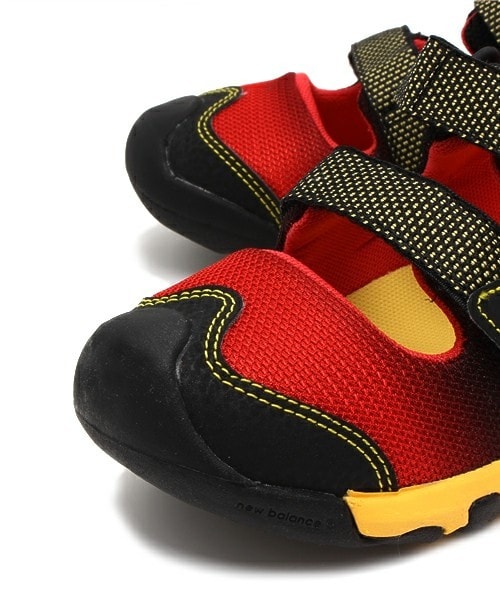 NEW BALANCE（ニューバランス）の「ベビー キッズ ニューバランス カラフルサンダル ベルクロ new balance KD555（ビーチサンダル・キッズ・グリーン/ピンク/レッド・14cm/15cm/16cm/17cm/18cm）」の7枚目の写真