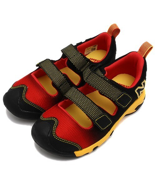 NEW BALANCE（ニューバランス）の「ベビー キッズ ニューバランス カラフルサンダル ベルクロ new balance KD555（ビーチサンダル・キッズ・グリーン/ピンク/レッド・14cm/15cm/16cm/17cm/18cm）」の4枚目の写真