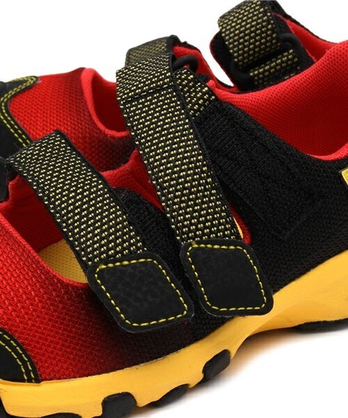 NEW BALANCE（ニューバランス）の「ベビー キッズ ニューバランス カラフルサンダル ベルクロ new balance KD555（ビーチサンダル・キッズ・グリーン/ピンク/レッド・14cm/15cm/16cm/17cm/18cm）」の8枚目の写真