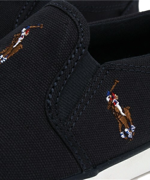 styles(スタイルス)の「キッズ チャイルド ポロ ラルフローレン スリッポン バルハーバー POLO BAL HARBOURREPEAT CHILD(スニーカー・キッズ・ホワイト/カーキ/ネイビー/ピンク/マルチ/A・17cm/18cm/19cm/20cm)」の11枚目の写真