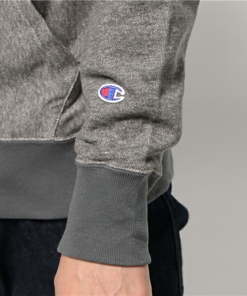 Champion（チャンピオン）の「メンズ チャンピオン リバースウィーブ パーカー CHAMPION C3-F101（パーカー・メンズ・ホワイト/グレー/チャコールグレー/ライトグリーン・MEDIUM/LARGE/X-LARGE）」の11枚目の写真