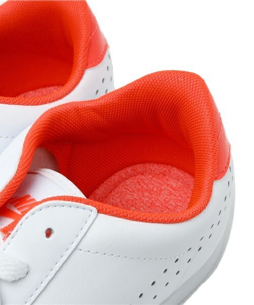NIKE（ナイキ）の「ウィメンズ ナイキ テニス ラケット レザー WMNS NIKE RACQUETTE LTR 454412（スニーカー・レディース・ホワイト/オレンジ・23cm/23.5cm/24cm/24.5cm）」の7枚目の写真
