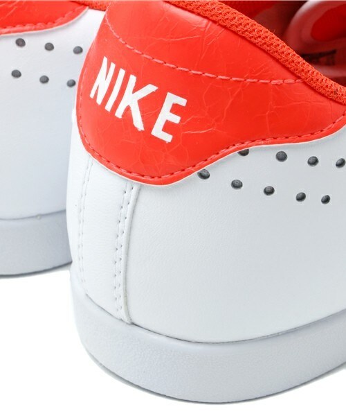NIKE（ナイキ）の「ウィメンズ ナイキ テニス ラケット レザー WMNS NIKE RACQUETTE LTR 454412（スニーカー・レディース・ホワイト/オレンジ・23cm/23.5cm/24cm/24.5cm）」の8枚目の写真