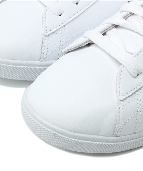 NIKE（ナイキ）の「ウィメンズ ナイキ テニス ラケット レザー WMNS NIKE RACQUETTE LTR 454412（スニーカー・レディース・ホワイト/オレンジ・23cm/23.5cm/24cm/24.5cm）」の6枚目の写真