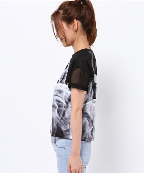 adidas - adidas RITAORA アディダス　リタオラ　スモーク　煙　柄　Tシャツ adidas Originals（アディダスオリジナルス）の「ウィメンズ