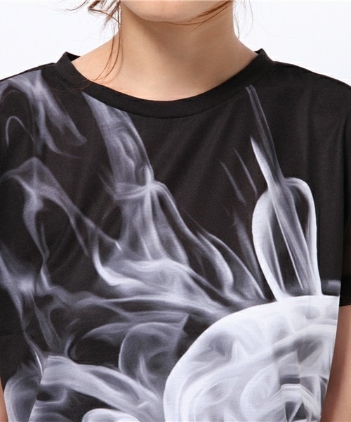 adidas - adidas RITAORA アディダス　リタオラ　スモーク　煙　柄　Tシャツ adidas Originals（アディダスオリジナルス）の「ウィメンズ