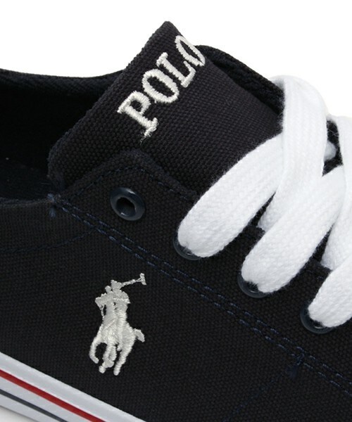 POLO RALPH LAUREN（ポロ ラルフ ローレン）の「ジュニア ウィメンズ ポロ ラルフローレン スカラー POLO SCHOLAR Jr 991802 991803（スニーカー・レディース・ホワイト/ネイビー・23cm/23.5cm/24cm/24.5cm/25cm）」の7枚目の写真