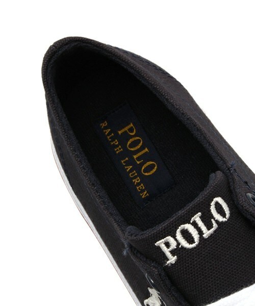 POLO RALPH LAUREN（ポロ ラルフ ローレン）の「ジュニア ウィメンズ ポロ ラルフローレン スカラー POLO SCHOLAR Jr 991802 991803（スニーカー・レディース・ホワイト/ネイビー・23cm/23.5cm/24cm/24.5cm/25cm）」の8枚目の写真