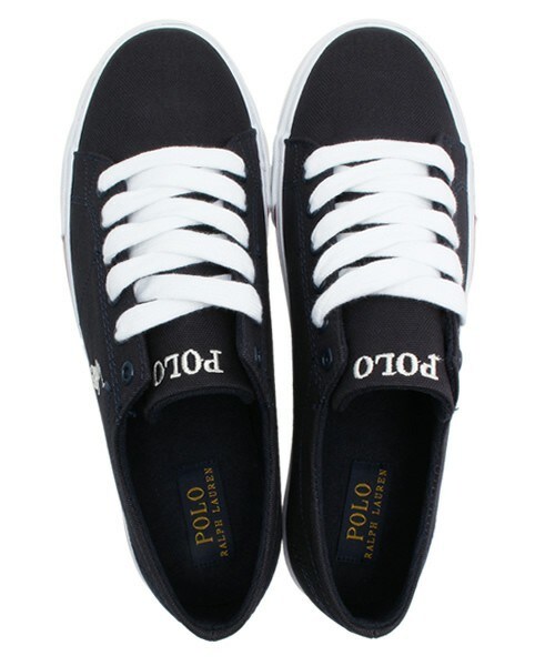 POLO RALPH LAUREN（ポロ ラルフ ローレン）の「ジュニア ウィメンズ ポロ ラルフローレン スカラー POLO SCHOLAR Jr 991802 991803（スニーカー・レディース・ホワイト/ネイビー・23cm/23.5cm/24cm/24.5cm/25cm）」の11枚目の写真