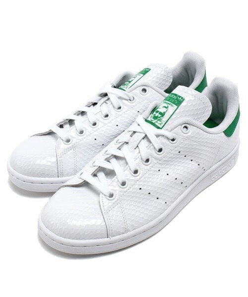 adidas Originals（アディダスオリジナルス）の「ウィメンズ アディダス スタンスミス STAN SMITH W B35442 B35443（スニーカー・レディース・ホワイト/グリーン・22cm/22.5cm/23cm/23.5cm/24cm/24.5cm/25cm）」の3枚目の写真
