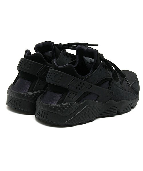 NIKE（ナイキ）の「ウィメンズ ナイキ エアハラチ トリプルブラック NIKE WMNS AIR HUARACHE 634835-009（スニーカー・レディース・ブラック・23cm/23.5cm/24cm/24.5cm/22.5cm/27.5cm/28cm/28.5cm）」の3枚目の写真