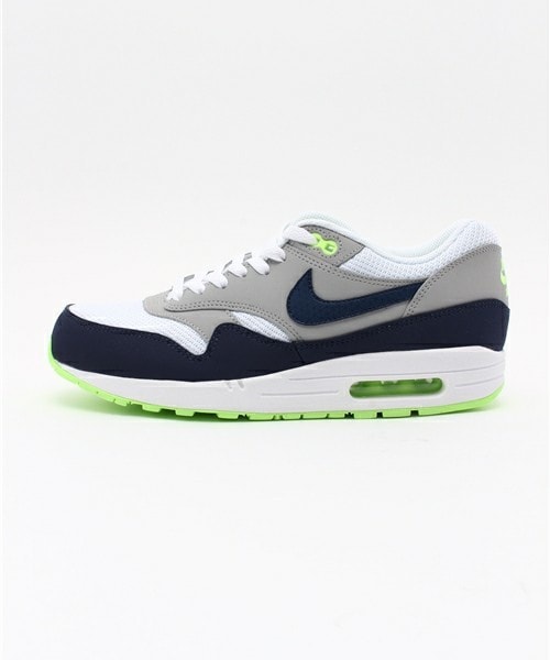 NIKE(ナイキ)の「メンズ ナイキ エアマックス NIKE AIR MAX 1 ESST 537383(スニーカー・メンズ・ホワイト/グレー/ネイビー・26.5cm/27cm/27.5cm/28cm/28.5cm/29cm)」の2枚目の写真
