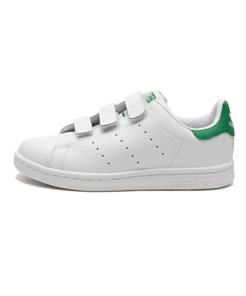 adidas Originals（アディダスオリジナルス）の「ベビー キッズ アディダス スタンスミス コンフォート ベルクロ adidas STAN SMITH CF C M20607（スニーカー・キッズ・ホワイト・17cm/18cm/19cm/20cm）」の2枚目の写真