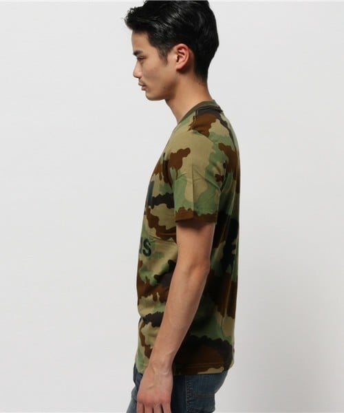 adidas Originals(アディダスオリジナルス)の「メンズ アディダス カモフラ トレフォイル Tシャツ adidas ORIGINAL TREFOIL TEE AB2484(Tシャツ/カットソー・メンズ・カモフラージュ・SMALL/MEDIUM/LARGE/X-LARGE)」の3枚目の写真
