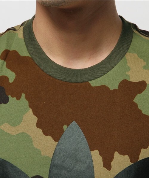 adidas Originals(アディダスオリジナルス)の「メンズ アディダス カモフラ トレフォイル Tシャツ adidas ORIGINAL TREFOIL TEE AB2484(Tシャツ/カットソー・メンズ・カモフラージュ・SMALL/MEDIUM/LARGE/X-LARGE)」の5枚目の写真