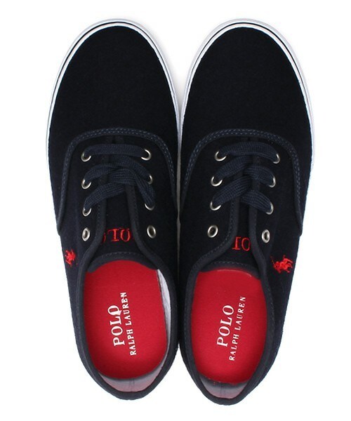 POLO RALPH LAUREN(ポロ ラルフ ローレン)の「レディース ジュニア ラルフローレン ウール スニーカー POLO CARVER WOOL Jr 998884/998885(スニーカー・レディース・グレー/ネイビー・23cm/24cm/25cm/26cm)」の11枚目の写真