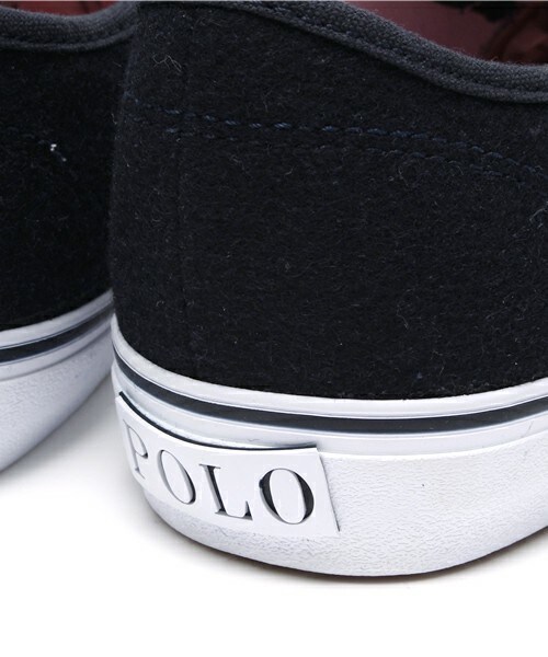 POLO RALPH LAUREN(ポロ ラルフ ローレン)の「レディース ジュニア ラルフローレン ウール スニーカー POLO CARVER WOOL Jr 998884/998885(スニーカー・レディース・グレー/ネイビー・23cm/24cm/25cm/26cm)」の10枚目の写真