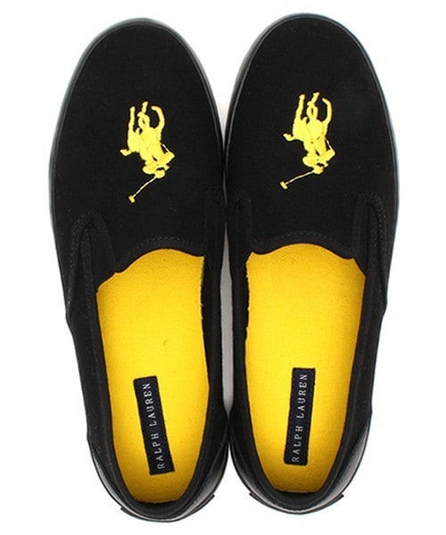 POLO RALPH LAUREN（ポロ ラルフ ローレン）の「レディース ジュニア ラルフローレン セレナ ウール スリッポン POLO SERENA WOOL Jr 15FW（スニーカー・レディース・ブラック/グレー/ネイビー/A・23cm/24cm/25cm/26cm）」の7枚目の写真