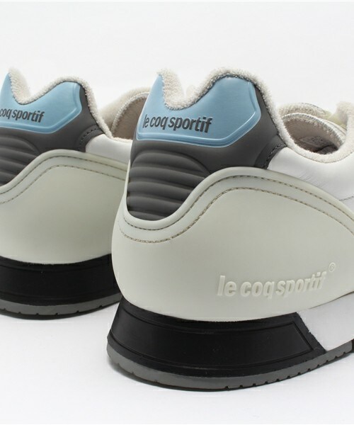 le coq sportif（ルコックスポルティフ）の「メンズ ルコック エウレカ ホワイト オールレザー le coq sportif EUREKA LE QMT-5300（スニーカー・メンズ・ホワイト/ブラック・26cm/27cm/27.5cm/28cm/29cm）」の12枚目の写真