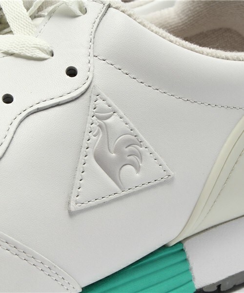 le coq sportif（ルコックスポルティフ）の「メンズ ルコック エウレカ ホワイト オールレザー le coq sportif EUREKA LE QMT-5300（スニーカー・メンズ・ホワイト/ブラック・26cm/27cm/27.5cm/28cm/29cm）」の14枚目の写真