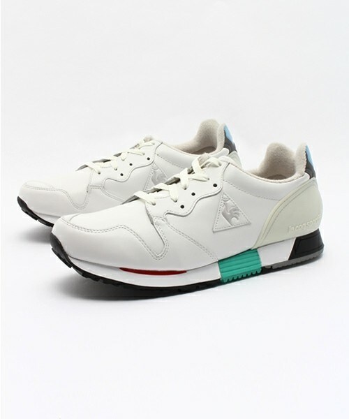 le coq sportif（ルコックスポルティフ）の「メンズ ルコック エウレカ ホワイト オールレザー le coq sportif EUREKA LE QMT-5300（スニーカー・メンズ・ホワイト/ブラック・26cm/27cm/27.5cm/28cm/29cm）」の6枚目の写真
