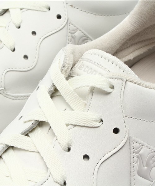 le coq sportif（ルコックスポルティフ）の「メンズ ルコック エウレカ ホワイト オールレザー le coq sportif EUREKA LE QMT-5300（スニーカー・メンズ・ホワイト/ブラック・26cm/27cm/27.5cm/28cm/29cm）」の10枚目の写真