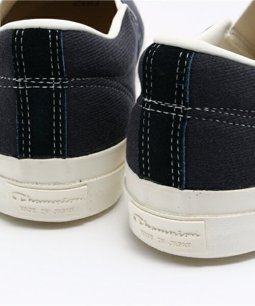 Champion（チャンピオン）の「ユニセックス 日本製 チャンピオン スウェット スリッポン Champion バーモント SLIP-ON（スニーカー・レディース・グレー/ネイビー・22.5cm/23cm/23.5cm/24cm/24.5cm/26.5cm/27cm/28cm）」の8枚目の写真