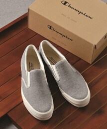 Champion | ユニセックス 日本製 チャンピオン スウェット スリッポン Champion バーモント SLIP-ON(スニーカー)