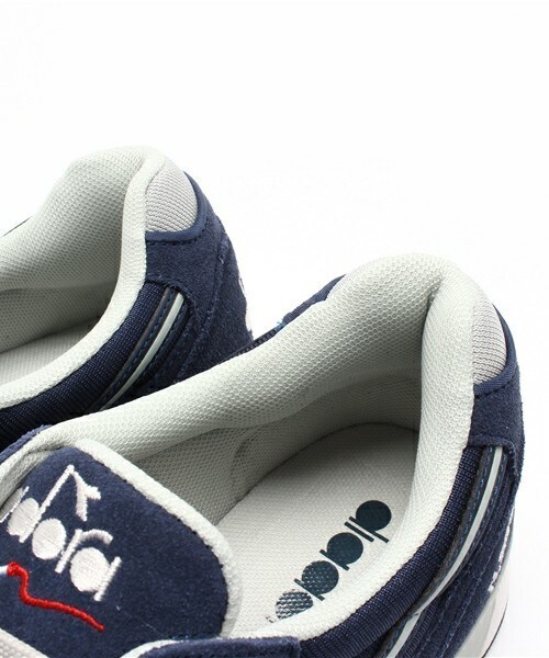 DIADORA（ディアドラ）の「メンズ ディアドラ ニュートラ グレー ネイビー DIADORA N9000 NYL 160827（スニーカー・メンズ・グレー/ブルー・26.5cm/27cm/27.5cm/28cm）」の8枚目の写真