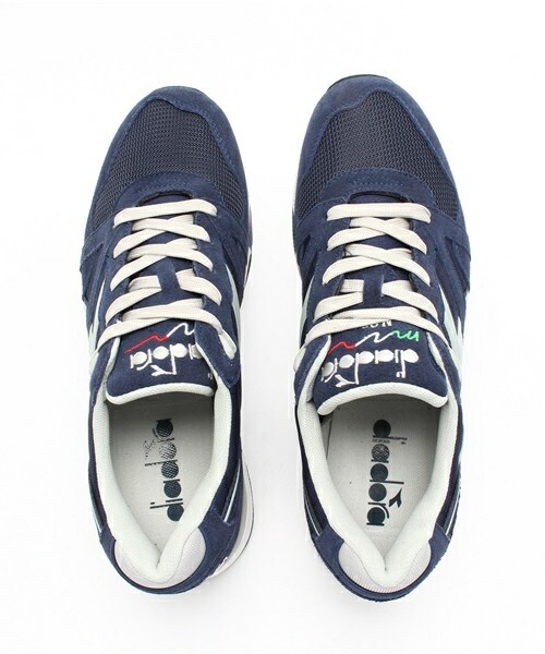 DIADORA（ディアドラ）の「メンズ ディアドラ ニュートラ グレー ネイビー DIADORA N9000 NYL 160827（スニーカー・メンズ・グレー/ブルー・26.5cm/27cm/27.5cm/28cm）」の11枚目の写真