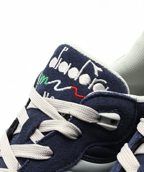 DIADORA（ディアドラ）の「メンズ ディアドラ ニュートラ グレー ネイビー DIADORA N9000 NYL 160827（スニーカー・メンズ・グレー/ブルー・26.5cm/27cm/27.5cm/28cm）」の7枚目の写真