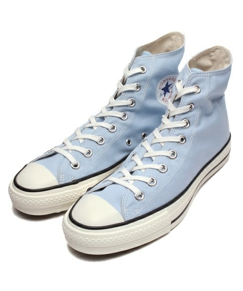 CONVERSE（コンバース）の「日本製 ユニセックス コンバース キャンバス オールスター ジャパン ハイカット CONVERSE CANVAS AS J HI（スニーカー・レディース・ライトブルー/ピンク・25.5cm/27cm/24cm/24.5cm）」の3枚目の写真