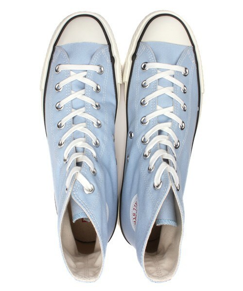 CONVERSE（コンバース）の「日本製 ユニセックス コンバース キャンバス オールスター ジャパン ハイカット CONVERSE CANVAS AS J HI（スニーカー・レディース・ライトブルー/ピンク・25.5cm/27cm/24cm/24.5cm）」の9枚目の写真