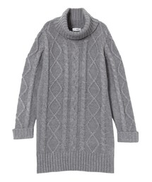 EVRIS | ケーブルタートルネックニットワンピ(ワンピース/ドレス)