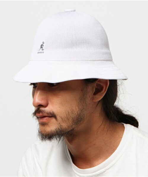 KANGOL（カンゴール）の「ユニセックス カンゴール トロピック カジュアル ハット COOL素材 KANGOL TROPIC CASUAL（ハット・メンズ・ホワイト・MEDIUM）」の8枚目の写真
