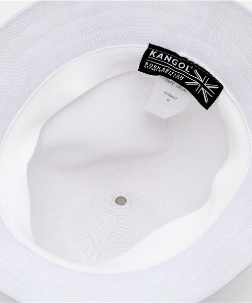 KANGOL（カンゴール）の「ユニセックス カンゴール トロピック カジュアル ハット COOL素材 KANGOL TROPIC CASUAL（ハット・メンズ・ホワイト・MEDIUM）」の6枚目の写真