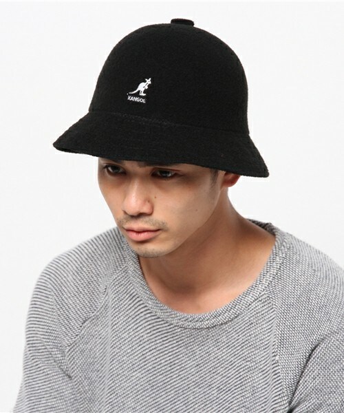 KANGOL(カンゴール)の「ユニセックス カンゴール バミューダカジュアル ハット KANGOL BERMUDA CASUAL(ハット・メンズ・ブラック/レッド・MEDIUM)」の9枚目の写真