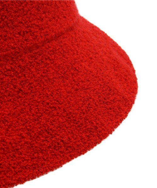 KANGOL(カンゴール)の「ユニセックス カンゴール バミューダカジュアル ハット KANGOL BERMUDA CASUAL(ハット・メンズ・ブラック/レッド・MEDIUM)」の6枚目の写真