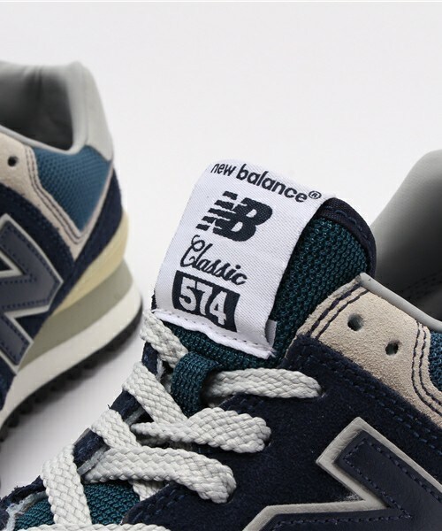 NEW BALANCE（ニューバランス）の「レディースサイズ ニューバランス グレー ネイビー new balance ML574 VG/VN（スニーカー・レディース・グレー/ネイビー・23cm/23.5cm/24cm/24.5cm）」の7枚目の写真