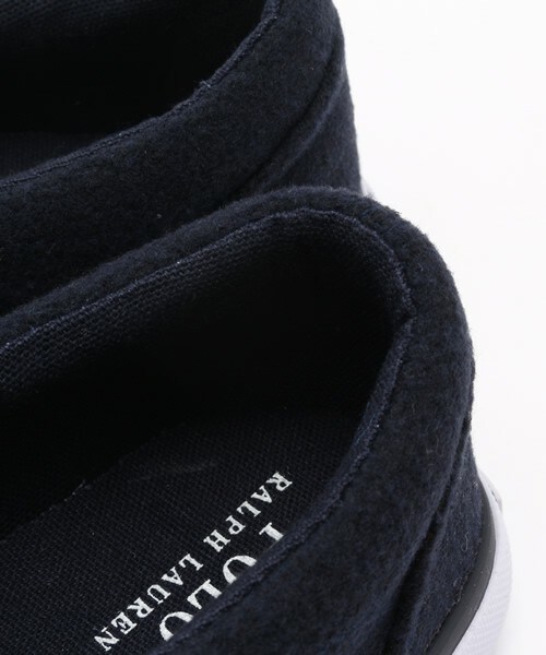 POLO RALPH LAUREN(ポロ ラルフ ローレン)の「ベビー キッズ ラルフローレン ウール素材 スリッポン POLO BAL HARBOUR REPEAT WOOL(スニーカー・キッズ・グレー/ネイビー・12cm/13cm/14cm/15cm/16cm)」の8枚目の写真